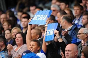 Images Dated 15th May 2011: Birmingham City FC: St. Andrew's Stadium - Euphoric Fans Roar for Victory against Fulham (BPL 2011)