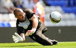 Images Dated 30th July 2011: Birmingham City FC vs Everton: Pre-Season Friendly at St. Andrew's (Boaz Myhill in Action)