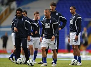 02-04-2011 v Bolton Wanderers, St. Andrew's Collection: Birmingham City FC: Warm-Up Ahead of Bolton Wanderers Clash (BPL 2011) - St