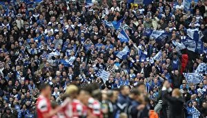 Birmingham City FC at Wembley: Unforgettable Carling Cup Final Showdown Against Arsenal - A Sea of Fans United in Anticipation