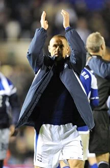 26-10-2011, Carling Cup Round 4 v Brentford, St. Andrew's Collection: Birmingham City FC's Kevin Phillips: Penalty Victory Celebration Over Brentford in Carling Cup