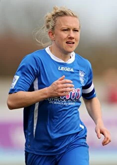 Images Dated 21st April 2013: Birmingham City FC's Laura Bassett in Action during FA WSL Match vs. Lincoln City Ladies (2013)