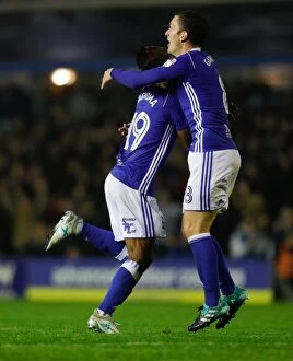 Soccer Football Collection: Birmingham City: Jacques Maghoma Goal Celebration - Isaac Vassell's Strike Against Sheffield