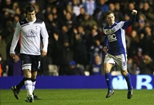 Images Dated 4th December 2010: Birmingham City Shocks Tottenham: Craig Gardner Scores, Gareth Bale Disappointed (BPL 2010)