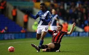 Emirates FA Cup - Birmingham City v AFC Bournemouth - Third Round - St. Andrews Collection: Birmingham City vs AFC Bournemouth: A Clash of Forces - Solomon-Otabor vs Butcher in the Emirates