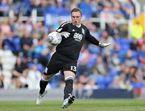 Images Dated 12th August 2017: Birmingham City vs. Bristol City: Showdown at St. Andrew's - David Stockdale in Action