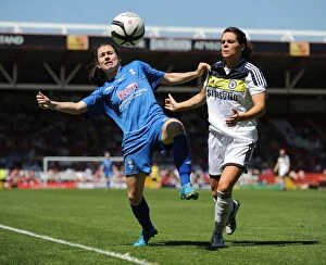 Women's FA Cup - Final Collection: Birmingham City vs Chelsea: The Epic FA Cup Battle - A Rivalry Between Karen Carney