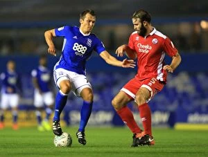 Carabao Cup - First Round - Birmingham City v Crawley Town - St Andrew's Collection: Birmingham City vs Crawley Town: A Battle for the Carabao Cup Ball