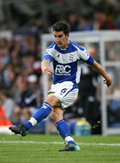 Images Dated 2nd October 2010: Birmingham City vs Everton: Liam Ridgewell in Action - October 2, 2010, St. Andrew's