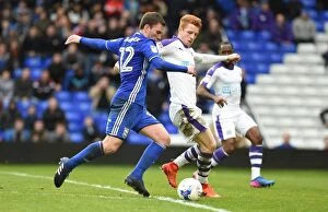 Images Dated 18th March 2017: Birmingham City vs Newcastle United: Gardner and Colback Clash in Sky Bet Championship Match