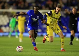 Images Dated 9th August 2016: Birmingham City vs Oxford United: Intense Rivalry in the EFL Cup