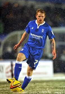 Images Dated 4th February 2012: Birmingham City vs Southampton: Chris Burke in Action (February 4, 2012)