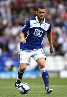 Images Dated 22nd August 2009: Birmingham City vs Stoke City: Stuart Parnaby in Action (Premier League 2009, St. Andrew's)