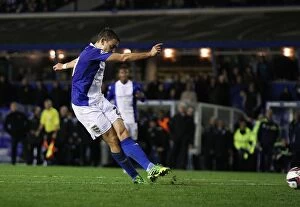 Images Dated 29th October 2013: Birmingham City's 4-Goal Onslaught: Olly Lee's Stunner vs. Stoke City (Capital One Cup, Round 4)