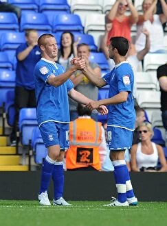 Images Dated 30th July 2011: Birmingham City's Adam Rooney Scores Lone Goal in Pre-Season Friendly Against Everton (July 30)