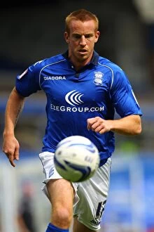 Images Dated 11th August 2012: Birmingham City's Adam Rooney: Unwavering Focus on the Ball during Pre-Season Friendly against