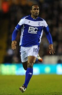 01-01-2011 v Arsenal, St. Andrew's Collection: Birmingham City's Cameron Jerome in Action Against Arsenal (BPL, St. Andrew's - 01-01-2011)