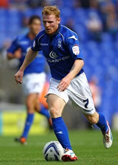 Images Dated 18th August 2012: Birmingham City's Christopher Burke in Action Against Charlton Athletic, Npower Championship 2012