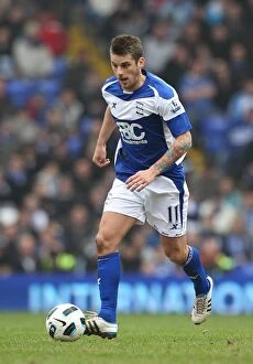 05-03-2011 v Newcastle United, St. Andrew's Collection: Birmingham City's David Bentley in Action Against Newcastle United (Premier League, March 5, 2011)