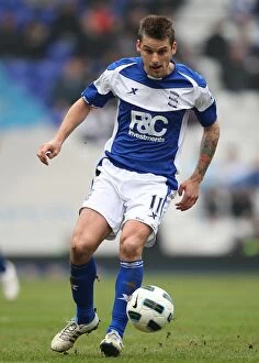 Images Dated 5th March 2011: Birmingham City's David Bentley in Action Against Newcastle United (Premier League, March 5, 2011)