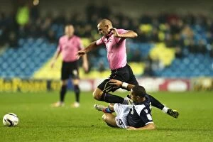Images Dated 23rd October 2012: Birmingham City's David Murphy Evasive Move Against Liam Feeney in Npower Championship Showdown at