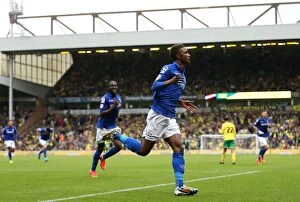 Images Dated 20th September 2014: Birmingham City's Double Delight: Demarai Gray's Brace Leads Victory Over Norwich City