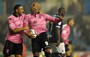 Images Dated 23rd October 2012: Birmingham City's Double Victory: Marlon King Scores the Second Goal in Thrilling Championship Win