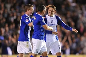 Images Dated 6th August 2013: Birmingham City's Double Victory: Scott Allan's Brace in Capital One Cup Win Against Plymouth