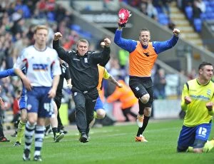 Images Dated 3rd May 2014: Birmingham City's Euphoric Invasion: Sky Bet Championship Title Win vs