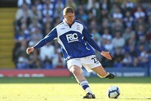 Images Dated 26th September 2009: Birmingham City's Gregory Vignal in Action Against Bolton Wanderers (Premier League 2009)