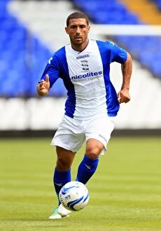 Friendly : Birmingham City v Hull City : St. Andrew's : 27-07-2013 Collection: Birmingham City's Hayden Mullins in Action during Friendly Match vs Hull City (July 27, 2013)
