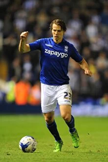 Sky Bet Championship - Birmingham City v Sheffield Wednesday - St. Andrew's Collection: Birmingham City's Jonathan Spector in Action against Sheffield Wednesday (Sky Bet Championship)