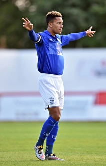 Birmingham City's Josh Cogley in Pre-Season Action Against Worcester City at Aggborough