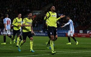 Sky Bet Championship : Huddersfield Town v Birmingham City : John Smith's Stadium : 09-11-0213 Collection: Birmingham City's Kyle Bartley Ecstatically Celebrates His Hat-Trick Against Huddersfield Town in