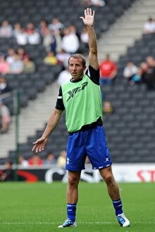 Images Dated 3rd August 2010: Birmingham City's Lee Bowyer in Action against Milton Keynes Dons (August 3, 2010)