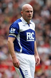 Images Dated 16th August 2009: Birmingham City's Lee Carsley at Old Trafford: August 16, 2009 - Birmingham City vs Manchester