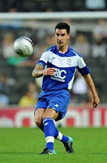 Images Dated 3rd August 2010: Birmingham City's Liam Ridgewell Takes Charge in Pre-Season Match vs