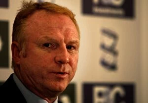 Images Dated 22nd February 2011: Birmingham Citys manager Alex McLeish during the media day at St. Andrews, Birmingham
