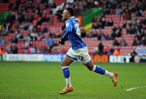 Images Dated 28th January 2012: Birmingham City's Nathan Redmond Scores Stunning Opener Against Sheffield United in FA Cup Fourth