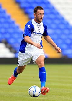 Birmingham City's Neal Eardley in Action Against Hull City (July 2013)