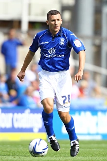 Birmingham City's Paul Caddis in Action Against Peterborough United, Npower Championship Match (September 1, 2012)