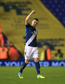 Birmingham City's Paul Robinson Celebrates Championship Victory: Birmingham City vs Hull City, St. Andrews