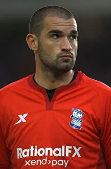 Images Dated 25th August 2011: Boaz Myhill in Action: Birmingham City FC vs Nacional - UEFA Europa League Play-Off Second Leg at St