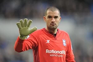 Images Dated 4th December 2011: Boaz Myhill in Action: Birmingham City vs. Cardiff City, Npower Championship (December 4, 2011)
