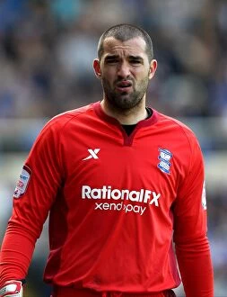 25-03-2012 v Cardiff City, St. Andrew's Collection: Boaz Myhill in Action: Birmingham City vs. Cardiff City (Npower Championship, 25-03-2012)