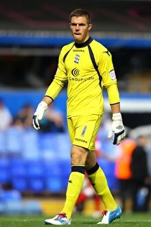 Images Dated 18th August 2012: Butland's Focus: Birmingham City vs Charlton Athletic, Championship Showdown at St. Andrew's