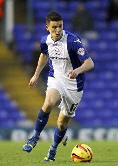 Images Dated 2nd November 2013: Callum Reilly in Action: Birmingham City vs Charlton Athletic (Sky Bet Championship, St)