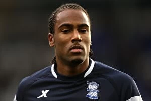 Images Dated 6th November 2010: Cameron Jerome in Action: Birmingham City vs. West Ham United, Nov. 6, 2010 (St. Andrew's)