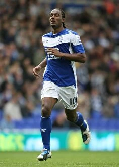 02-10-2010 v Everton, St. Andrew's Collection: Cameron Jerome in Action: Birmingham City vs Everton (October 2, 2010)
