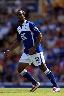 Images Dated 8th August 2009: Cameron Jerome in Action: Birmingham City vs Real Sporting de Gijon (2009)